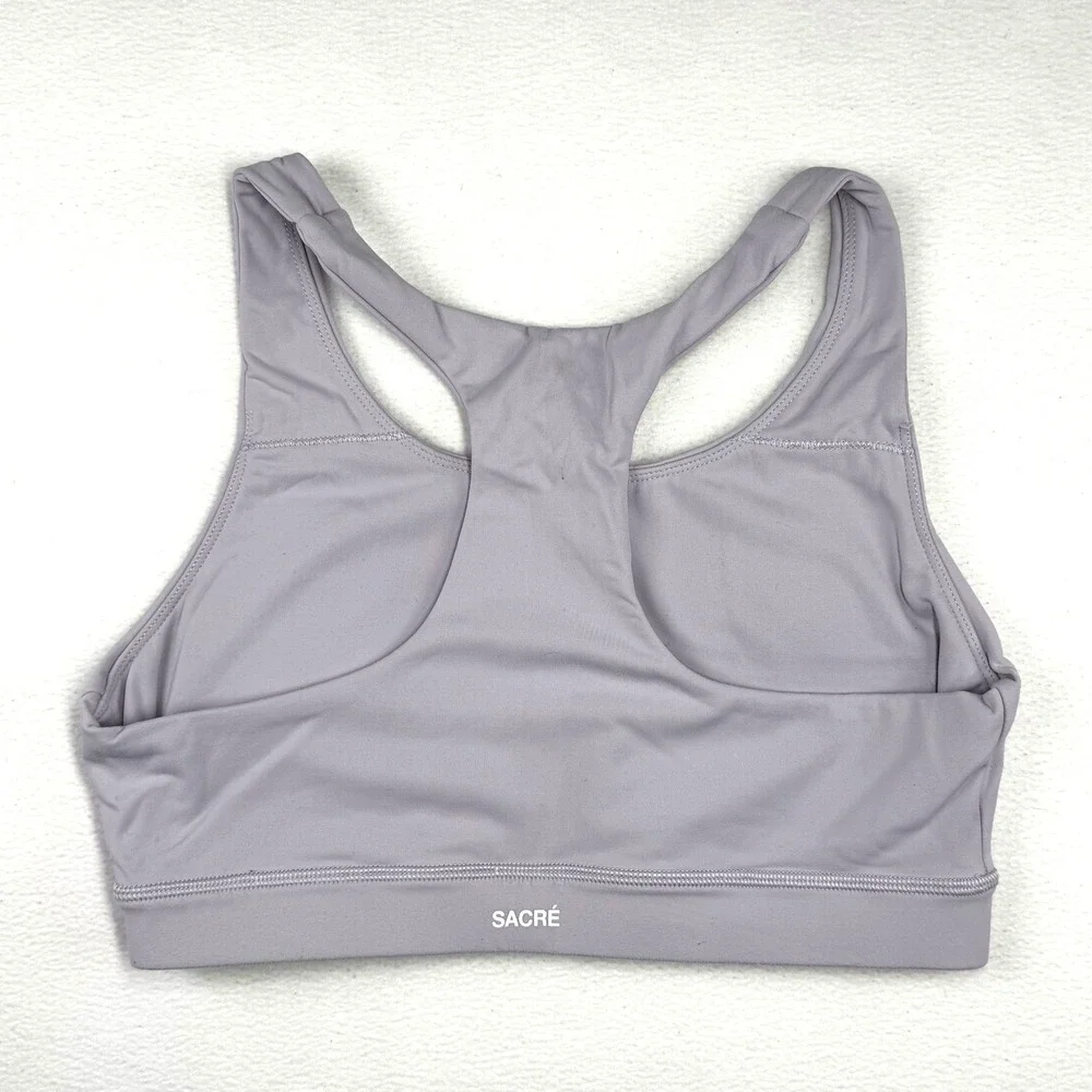 Sacre Lavender Purple Activewear Set Racerback Sports Bra High Waist‎ Leggings S